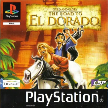 Gold and Glory - The Road to El Dorado (US) box cover front